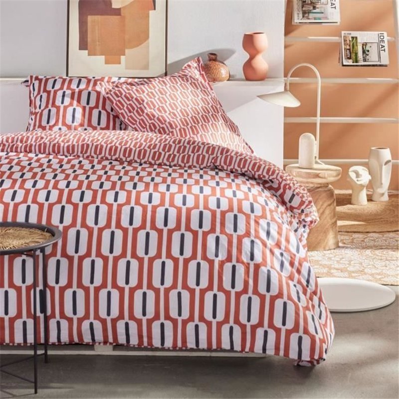 Parure de couette - TODAY - Sunshine 17.16 - 240x260cm - 2 personnes - Imprimée - Coton 57 fils