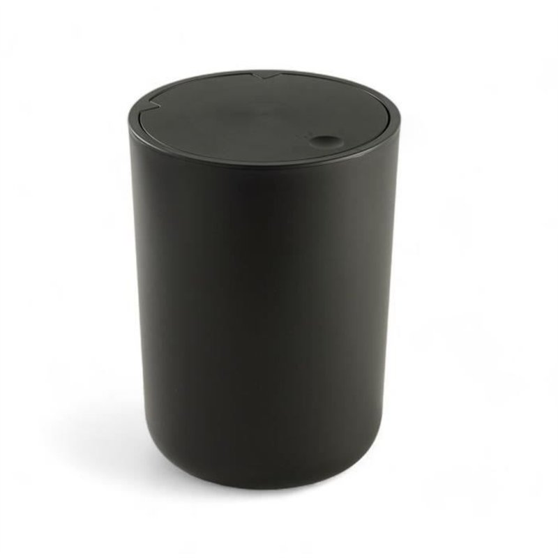 Poubelle de SDB - TODAY - UTILITY - 8,5 L - Ø 21 x x H 29 cm - Polypropylene - Black