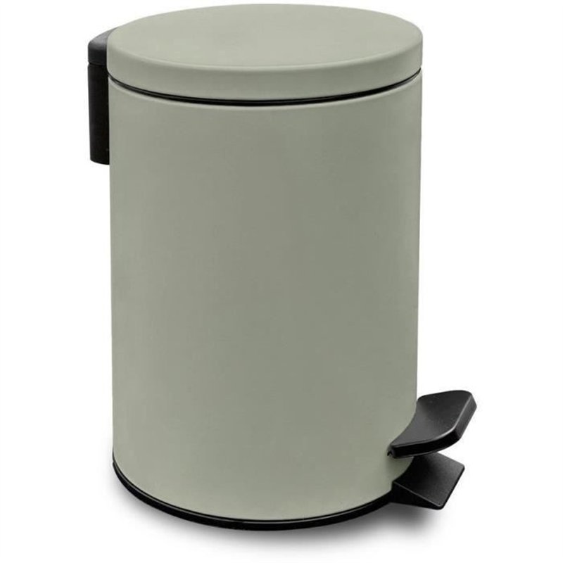 Poubelle de SDB - TODAY - UTILITY - 3 L - Ø 17 x x H 25 cm - Polypropylene - Soft Green