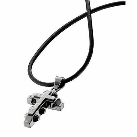 Pendentif Homme Police PJ24135PLU-01 50 cm
