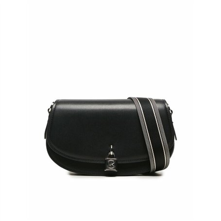 Sac à Bandoulière Michael Kors Mila Noir 25 x 14 x 6 cm
