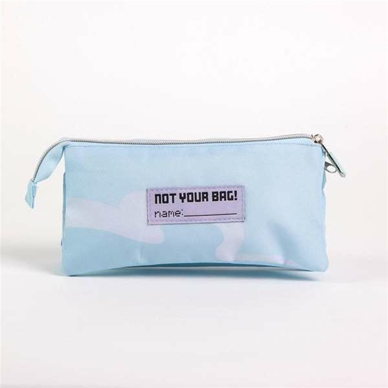Image secondaire de Trousse Fourre-Tout Triple Frozen Bleu clair Light Blue 2,2 x 1,1 x 22,5 cm