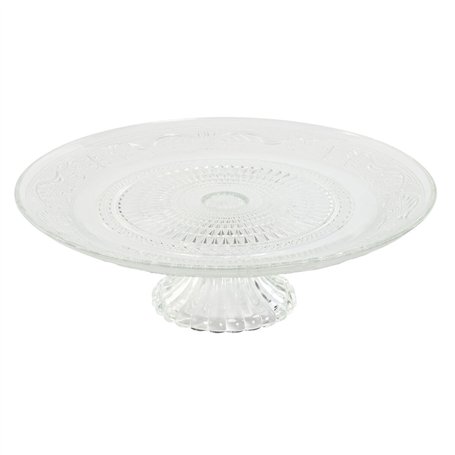 Assiette plate Home ESPRIT Transparent Verre 29 x 29 x 9,2 cm