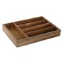 Range-couverts Home ESPRIT Naturel Acacia 34,5 x 25,5 x 5 cm