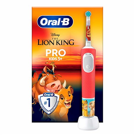Brosse à dents électrique Oral-B Rey Leon Rouge Multicouleur