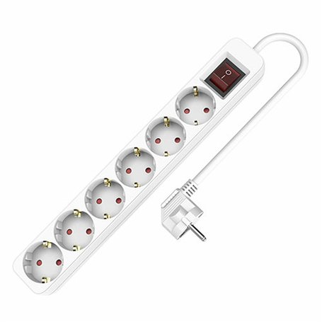 Multiprise 6 Prises avec Interrupteur TM Electron (1,5 m)