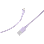 Câble Tissé USB A / Lightning 2.4A 1.2m FastCharge 12W Violet Bigben