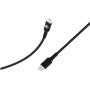 Câble Tissé USB C / Lightning 3A 1.2m PD 60W Noir Bigben