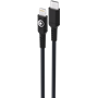 Câble Tissé USB C / Lightning 3A 1.2m PD 60W Noir Bigben