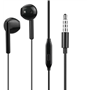 Ecouteurs Jack 3.5mm Bouton Noir WOW