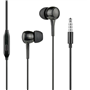 Ecouteurs Jack 3.5mm Intra-auriculaire Noir WOW