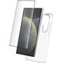 Pack 2 en 1 Coque Samsung Galaxy S25 Ultra Souple Transparente + Protège écran 2.5D + SmartFrame - Certifié GRS Bigben
