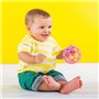 BRIGHT STARS Oball Hochet facile a saisir Jouet pour nourrissons sans BPA en rose, pour les nouveaux-nés +
