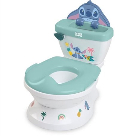 DISNEY BABY - STITCH - Mini toilette avec réducteur de lunette de toilette inclus, 2 en 1, Pot amovible facile a nettoyer