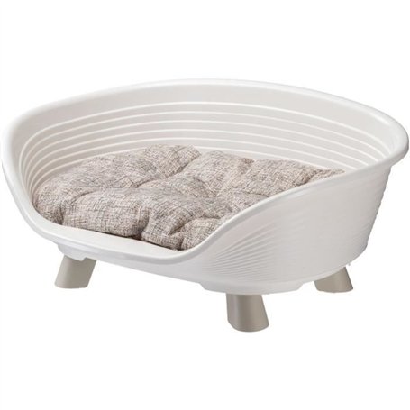 Corbeille - FERPLAST - THRONE 4 - Avec coussin relax - Blanc