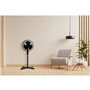 Ventilateur de pied - OCEANIC - 45 W - Ø 41 cm - 3 vitesses - Oscillant - Inclinable - Noir