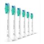Lot de 6 Tetes de brosse - PHILIPS - HX6016/87 - C1 White