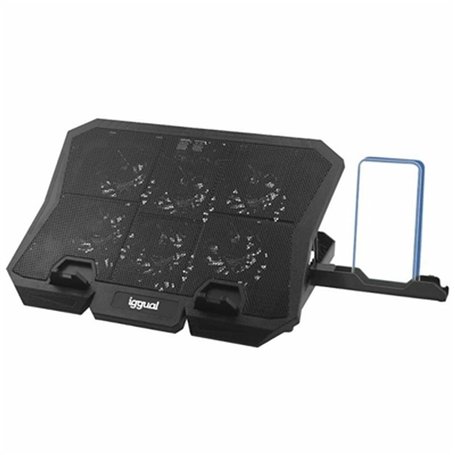 Support de refroidissement pour ordinateur portable iggual IGG319703 Noir
