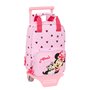 Cartable à roulettes Minnie Mouse Naive Rose 20 x 28 x 8 cm