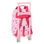Cartable à roulettes Minnie Mouse Naive Rose 20 x 28 x 8 cm