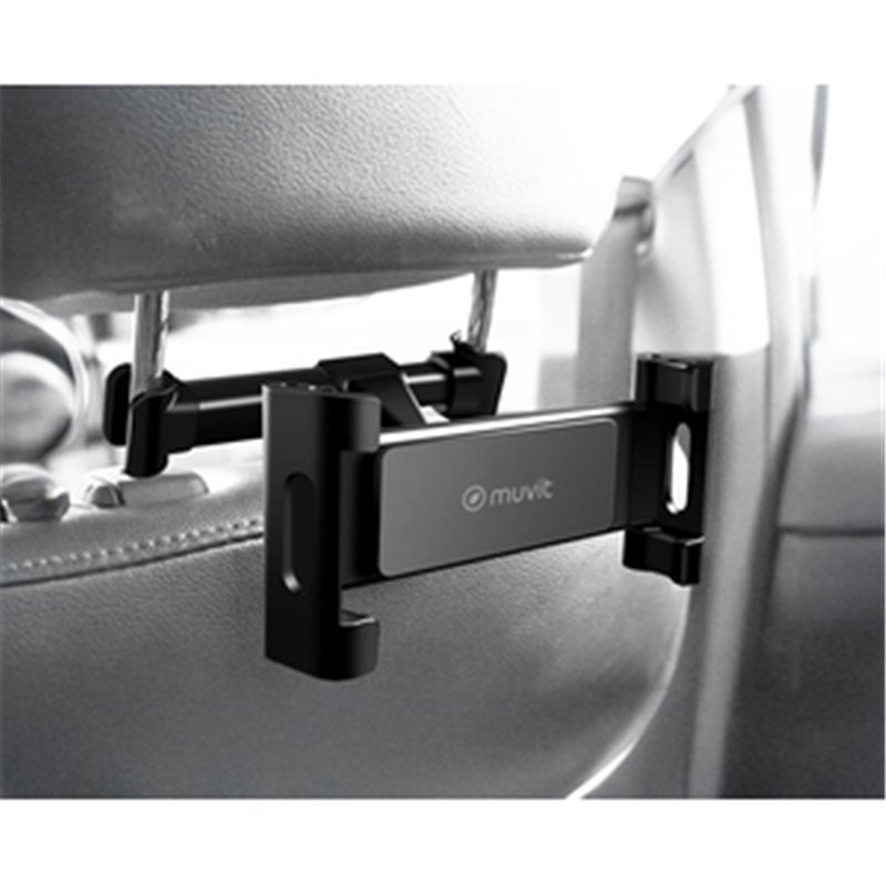 SUPPORT VOITURE UNIVERSEL APPUIE-TETE EN PLASTIQUE & ALU RECYCLES