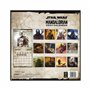 Disney Star Wars Calendrier 2022 – Calendrier familial mensuel 30 x 30 cm – Produit officiel