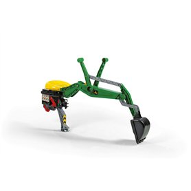 Rolly Toys - 40 935 8 - Accessoire pour Véhicule - Excavateur Arrière Rollyheckbagger John Deere, Vert