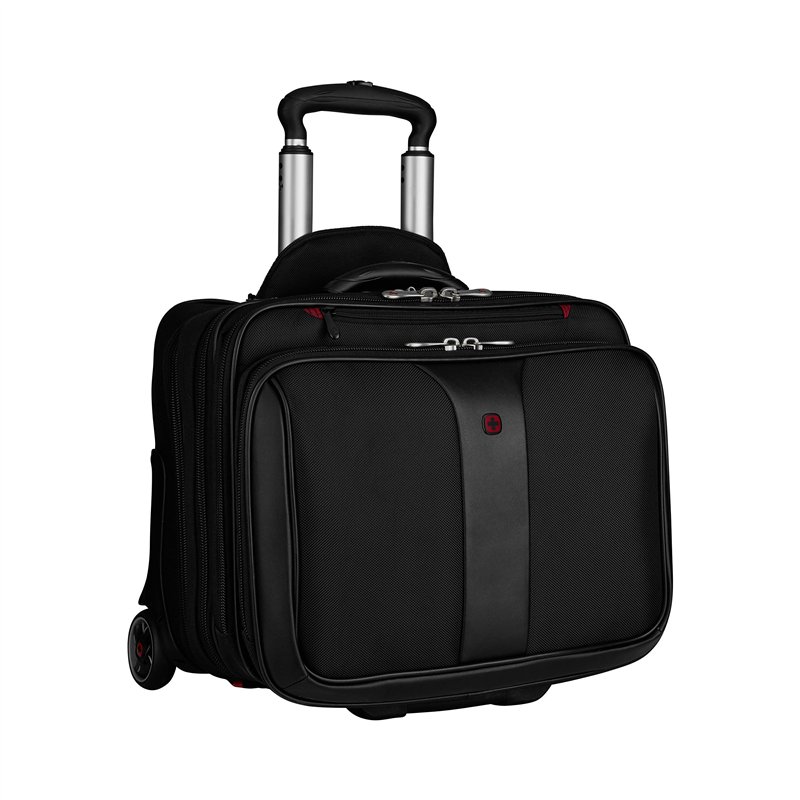 WENGER Patriot Porte-Documents, Sacoche à roulettes 2 en 1 pour Ordinateur Portable 17 Pouces, 32 l, Femmes Hommes, Bureau Affai