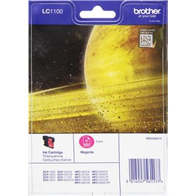 Brother LC1100MBP Cartouche d'encre d'origine magenta 325 pages boîtier rigide