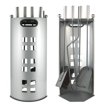 Haushalt International Serviteur de cheminée 5 pièces en métal