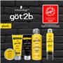 Schwarzkopf got2b Gel capillaire ultra coiffant collé, tient jusqu'à 72 heures, sans résidus blancs, contrôle des bords, végétal