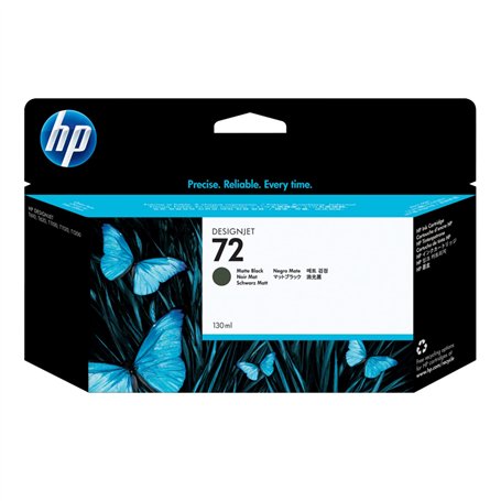 HP Cartouche Jet d'encre Originale N° 72 Noir Mat Vivera 130 ml C9403A