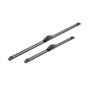 Bosch Balais d'Essuie–Glace Plats Aerotwin Retrofit AR813S, Longueur: 650mm/450mm – 1 Paire de Balais avant