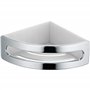 Keuco 11657010000 Elegance Panier d'angle de douche Chrome/blanc