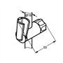 Kludi 7133705-00 9390821 Logo Coulisse de douche Chromé