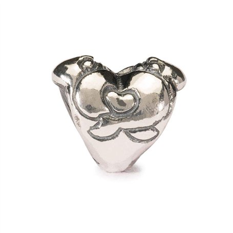 Trollbeads - 11157 - Drops Femme - Coeur - Acier Inoxydable