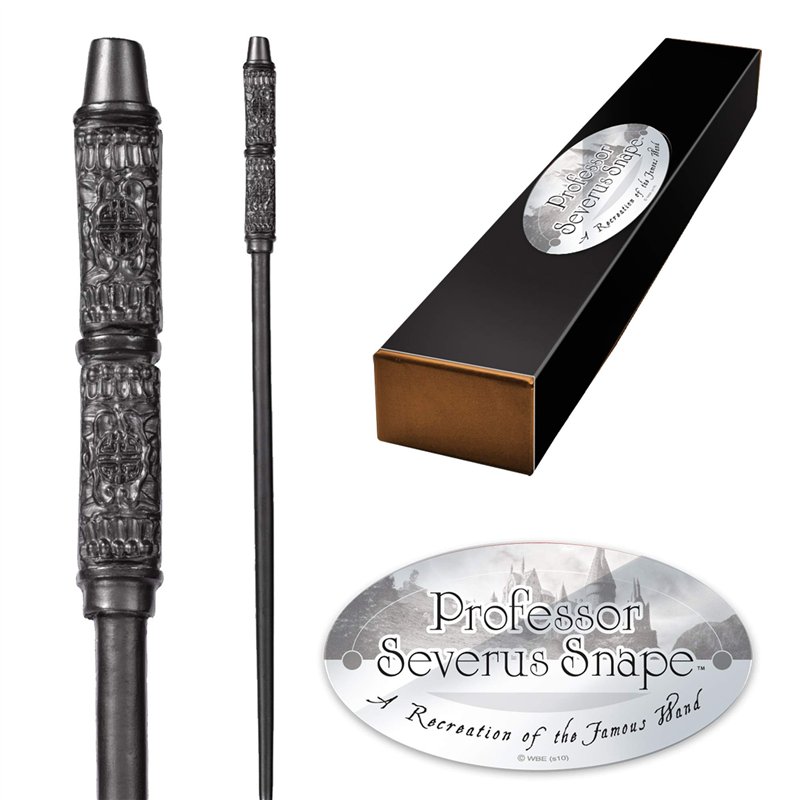 The Noble Collection Severus Rogue Baguette de Personnage Noir 26844