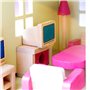 Bigjigs Toys Boîte de Jeu Patrimoine Lot de Meubles pour Maison de Poupée | Jouet Traditionnel | Jeu Éducatif | Cadeau Enfant |