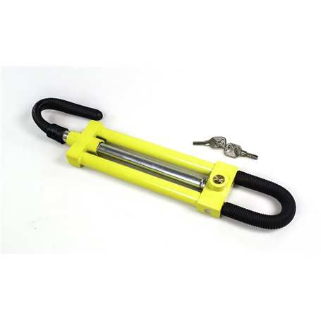 Cartec 493248 Asta antifurto pedale/sterzo rafforzata, Noir/Jaune