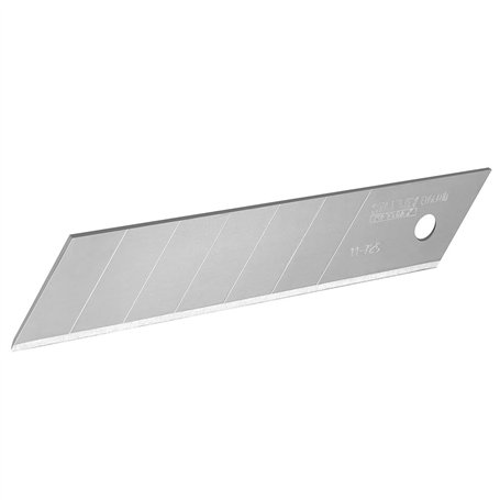 STANLEY 0-11-725 Lame (X5) - Taille : 25 Mm Gamme FATMAX Plus Résistant - Traitement Par Induction Et Thermique - Plus Tranchant