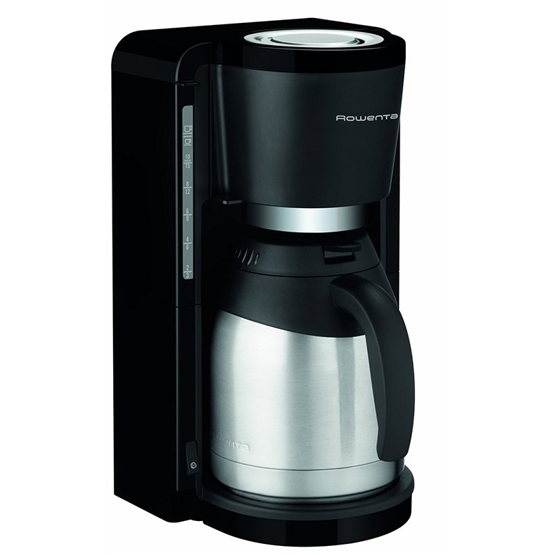 Rowenta CT381810 Cafetière Isotherme Adagio - Pot Thermo Isolant Inox - Maintient au Chaud pendant 4h - 10 à 15 Tasses