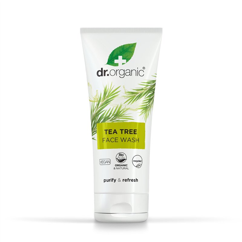 Dr. Organic Arbre à Thé Bio Lavage du Visage 200 ml