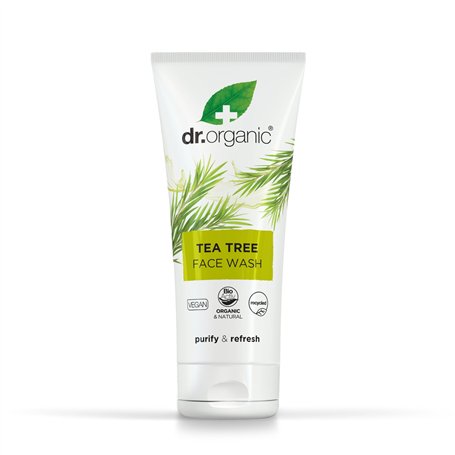 Dr. Organic Arbre à Thé Bio Lavage du Visage 200 ml