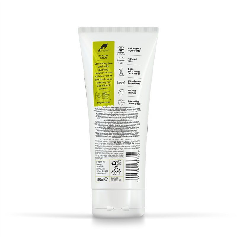 Image secondaire de Dr. Organic Arbre à Thé Bio Lavage du Visage 200 ml