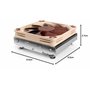 Noctua NH-L9i, Ventirad CPU Faible Hauteur pour Intel LGA1200 & LGA115x (Marron)