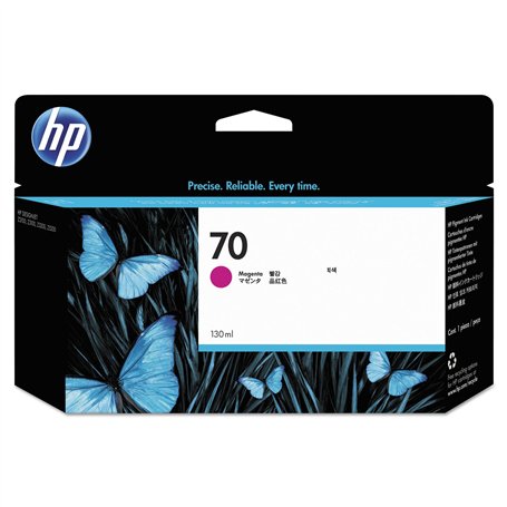 HP 70 Cartouche d'encre DesignJet Magenta, 130 ML