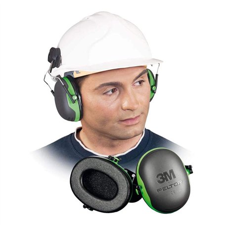 Casque antibruit 3M™ PELTOR™ Série X, référence X1P3, 26 dB, Vert
