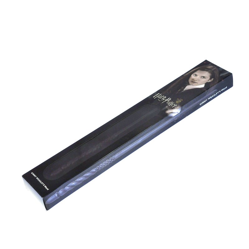 The Noble Collection - Ginny Weasley Wand in A Standard Windowed Box - 14in (36cm) Wizarding World Wand - Harry Potter Film Set 