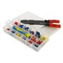 XL Tech 103601 Set di 190 capicorda, 40 morsetti a sgancio rapido, con pinze