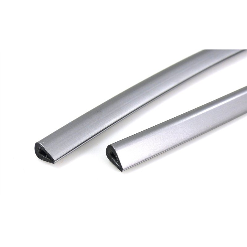 Carlinea 483672 Set di 2 profili salvaporta, grigi, 45 cm